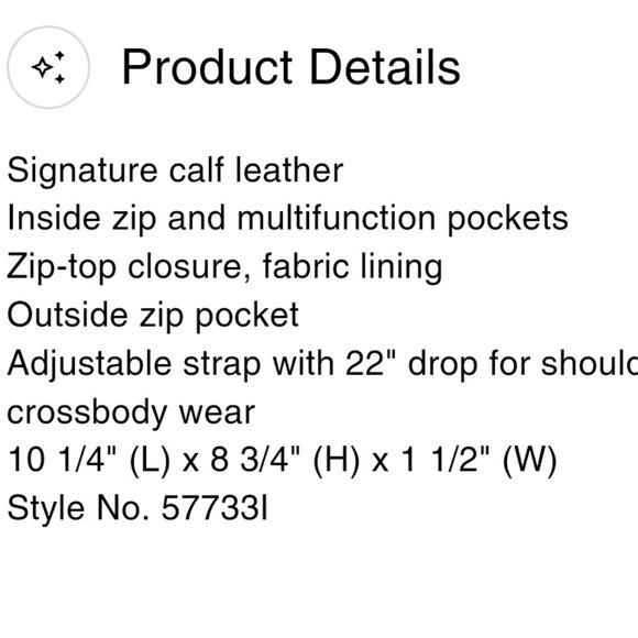 NEW Coach Navy Crossbody Leather Bag - Picture 9 of 9